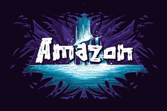 Amazon: Nature-Inspired Typography for Design