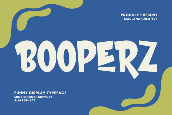 Booperz: The Heavy-Stroke Display Typeface Redefining Modern Visual Identity