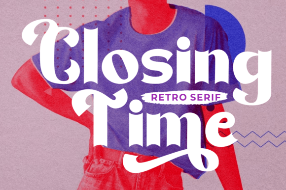 Closing Time: Reviving Classic Design with a Retro Display Font