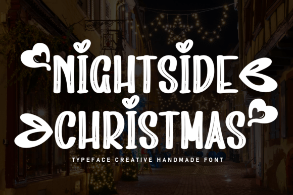 Elevating Holiday Brand Narratives with the Nightside Christmas Typeface