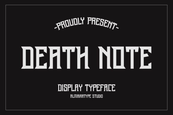 Evaluating Death Note: A Modern Display Font for Creative Projects