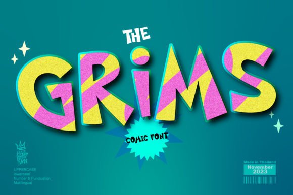 Evaluating The Grims: A Quirky Display Font for Distinctive Branding