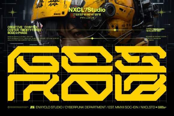 Gesrob: Redefining Digital Aesthetics with Cyberpunk Typography