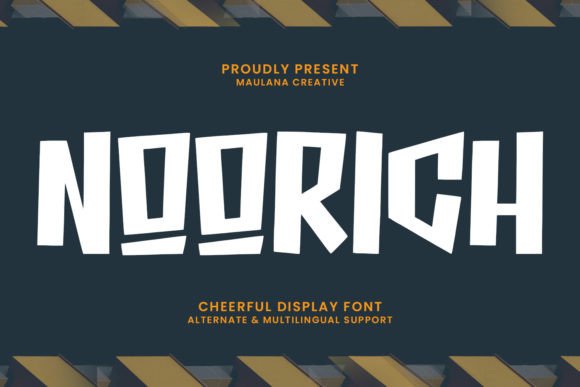 Noorich: A Cheerful Display Font for Joyful Designs
