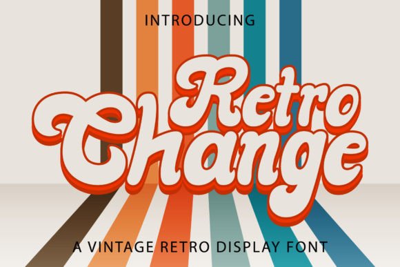 Retro Change: Your Vintage Handwritten Font for Bold Designs