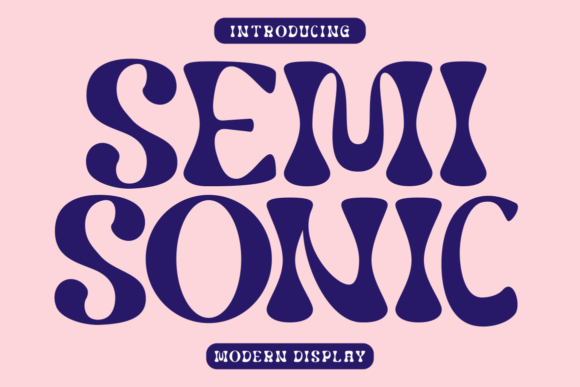 Semisonic: A Bold Modern Display Font