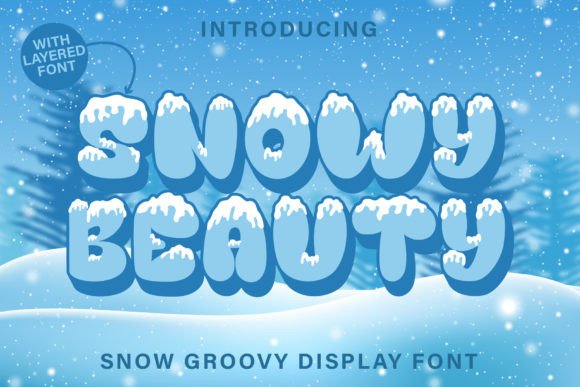 Snowy Beauty: The Groovy Winter Font for Bold Designs