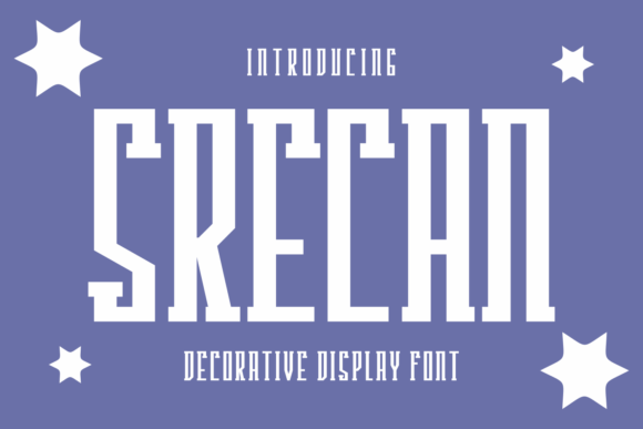 Srecan: The Unique Display Font for Bold Ideas