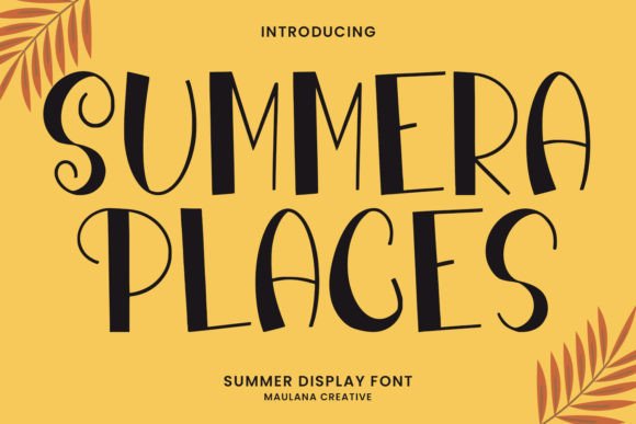 Unleashing Creative Potential with Summera Places: A Comprehensive Guide to Modern Display Typography