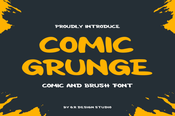 Unleashing Raw Creativity: A Deep Dive into the Comic Grunge Display Font