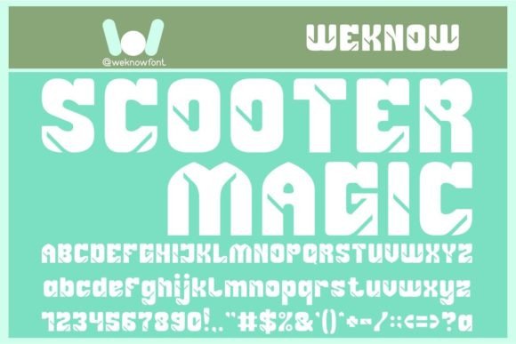 Unlock Creative Potential with Scooter Magic Font