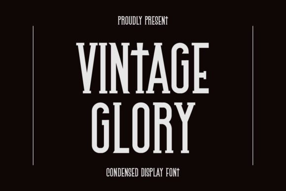 Vintage Glory: A Modern Condensed Font with Sporty Edge