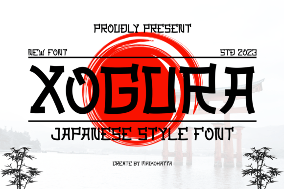 Xogura: Where Japanese Aesthetics Meet Modern Typography